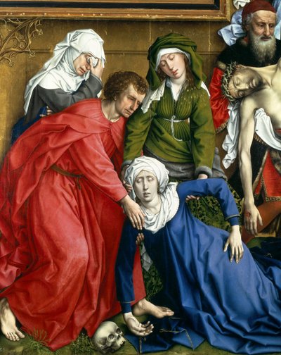 Descent from the Cross (detail) by Rogier van der Weyden